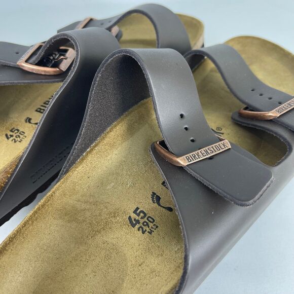 Birkenstock Arizona Birko-Flor Dark Brown | Men\'s 12 | NEW main image 6